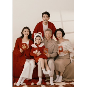 深圳社区六年坚持拍新春全家福 家风元素定格团圆温度